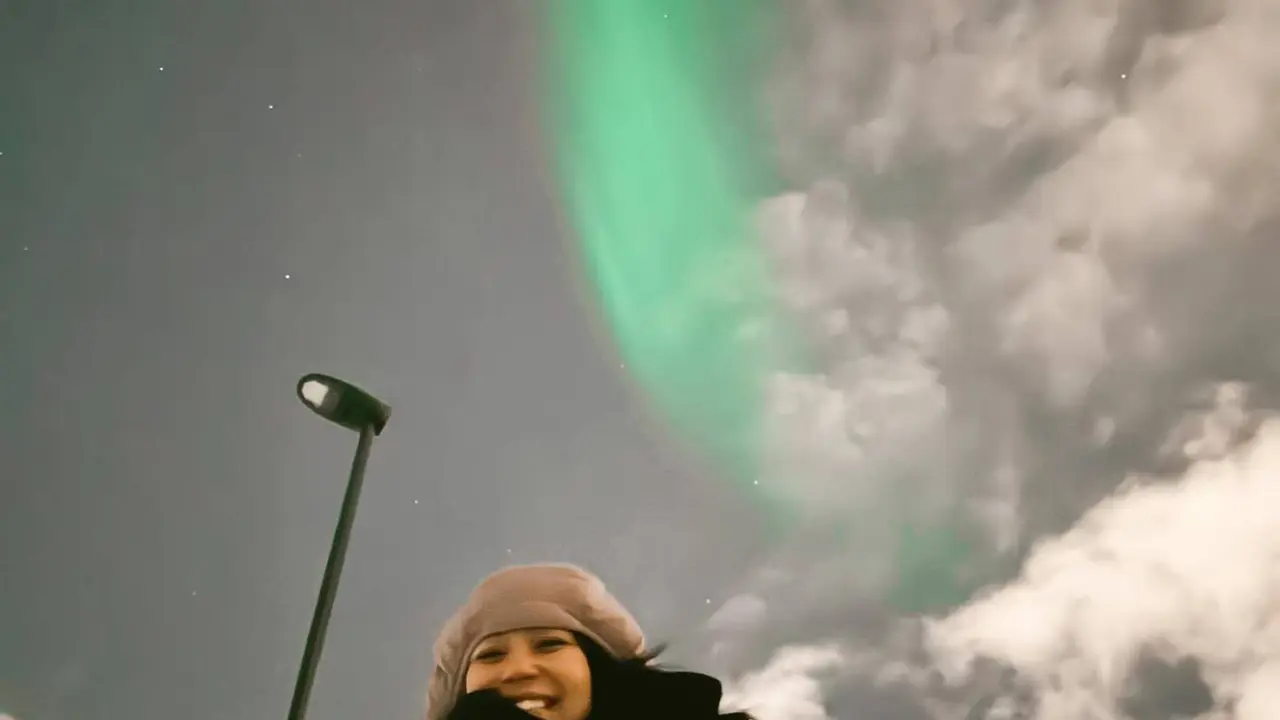 Momen Seru Lula Lahfah Berhasil Abadikan Aurora di Norwegia, Perjuangannya Berat