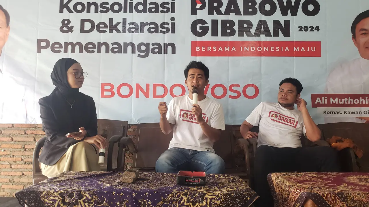 Deklarasi kawan Gibran di Bondowoso. (Istimewa)