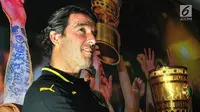 Karl-Heinze Riedle berharap Borussia Dortmund berharap yang terbaik untuk Jurgen Klopp di Liverpool. (Liputan6.com/Helmi Affandi)