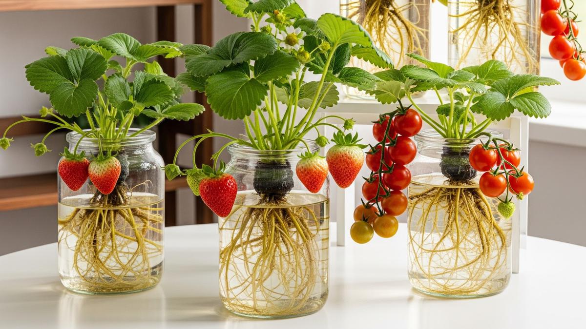 Cara Menanam Buah Hidroponik dengan Wadah Toples Kaca, Praktis untuk Pemula