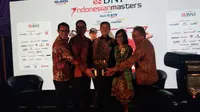 Jimmy Masrin, pendiri Indonesian Masters bersama para sponsor. (Liputan6.com/Cakrayuri)