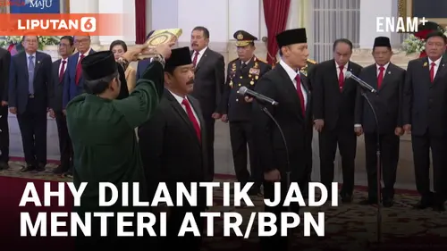 VIDEO: AHY Resmi Dilantik Jadi Menteri ATR/BPN