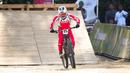 Adalah Rendy Varera yang turun pada nomor Men's Mountain Bike (MTB) Downhill putra berhasil meraih medali perak. (Foto: NOC Indonesia/Tetuko Mediantoro)