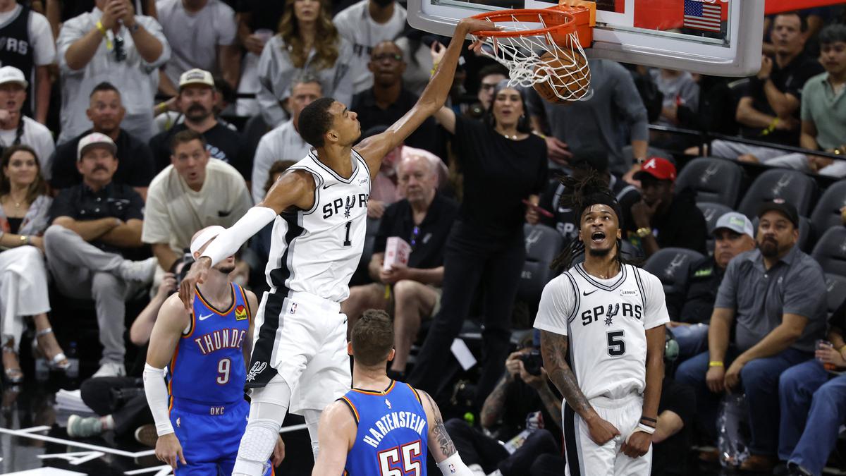 Final Wilayah Barat NBA: Wembanyama Menggila, Spurs Kalahkan Thunder di Game 4