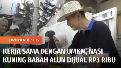 VIDEO: Berbagi Lewat Nasi Kuning Babah Alun di Cianjur, Dijual hanya Rp3.000 !