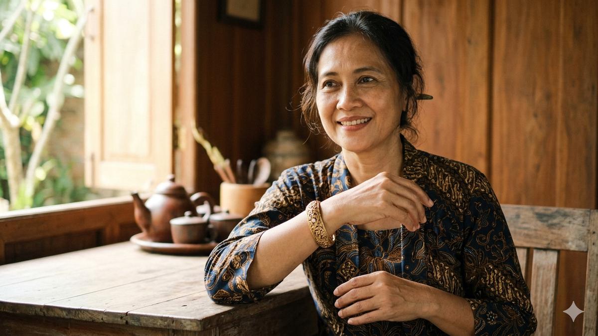 7 Rekomendasi Gelang Emas Ukir Elegan Usia 50 ke Atas, Glamor dengan Sentuhan Tradisional