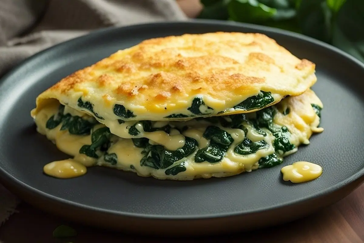 omelet telur goreng sayur