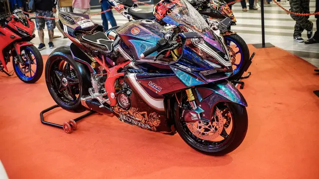 Kumpulan Potret Motor Keren di Honda Modif Contest 2023 Seri Pekanbaru