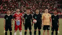 Brandon Wilson menjadi kapten Bali United saat menghadapi Sabah FC dalam Dewata Challenge Series beberapa waktu lalu. (Tim Media Bali United)