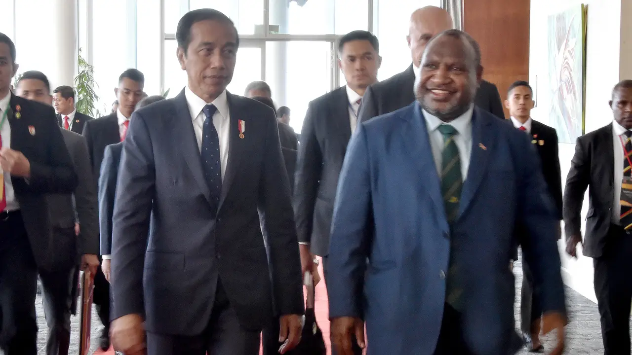 Pertemuan Bilateral Jokowi dan James Marape