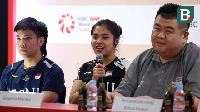 Konferensi pers Indonesia Open 2023