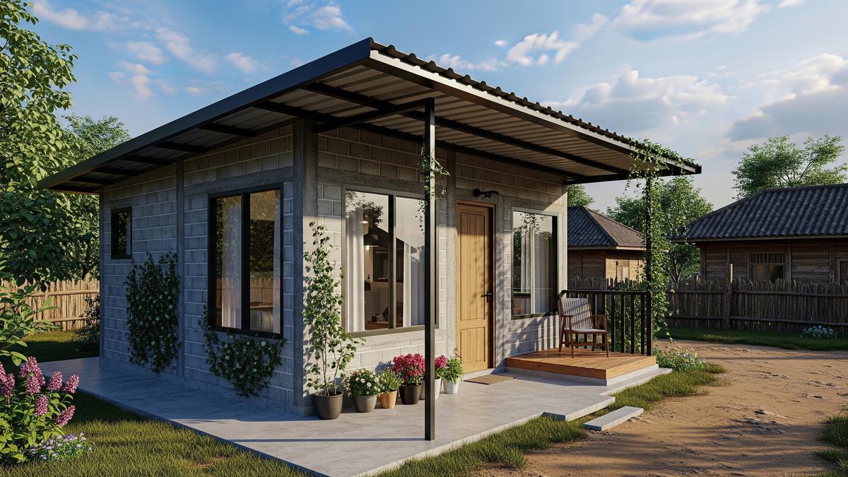 8 Model Rumah 5x8 Sederhana Biaya Murah Cocok untuk Desa, Hunian Kecil yang Nyaman