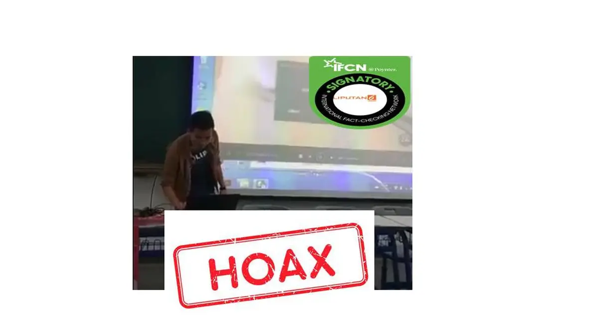 Cek Fakta: Hoaks Gibran Rakabuming Raka Putar Video Porno Saat Presentasi  di Depan Kelas - Cek Fakta Liputan6.com