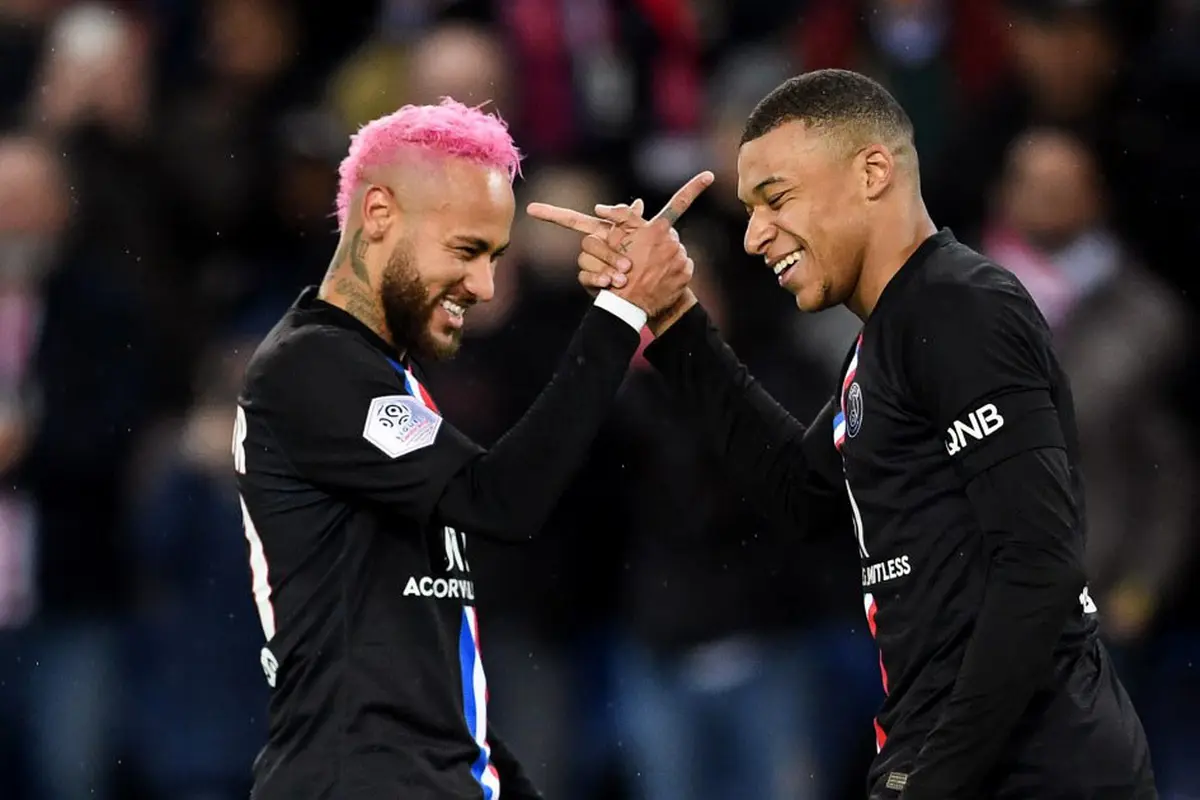 Neymar dan Kylian Mbappe