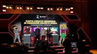 Hans Saleh (kiri), Teuku Riefky Harsya (tengah), dan Irene Umar (kanan) pada konferensi pers FFWS Global Finals 2025 di Jakarta Pusat, Kamis (2/10/2025). (Liputan6.com/Deniz Akbar)
