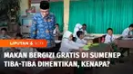 Lagi-lagi terjadi, program makan bergizi gratis tiba-tiba saja dihentikan. Sejak awal pekan, siswa di sekolah-sekolah Kabupaten Sumenep, Jawa Timur, tak lagi menerima pembagian makan bergizi gratis, hingga waktu yang belum ditentukan.