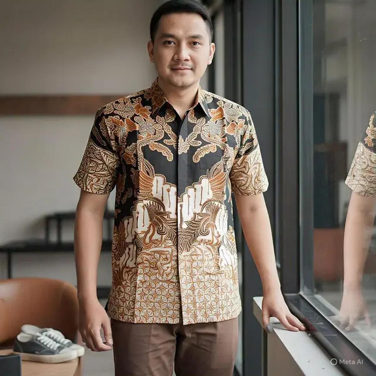 7 Inspirasi Model Kemeja Batik Lengan Pendek Pria Terbaru, Bikin Penampilan Tidak Membosankan di Berbagai Momen