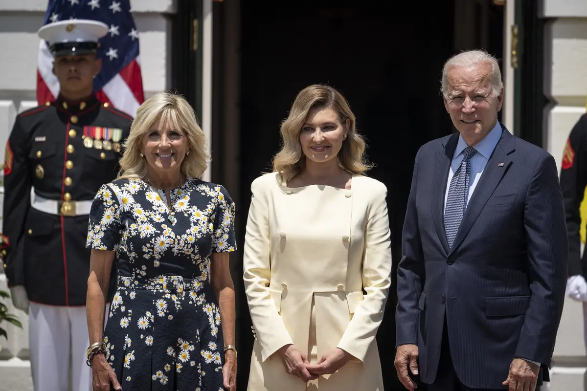 Jill Biden, Olena Zelenska, Joe Biden