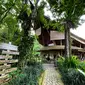 Restoran Kapal Bambu di Ecolodge Bukit Lawang Cottages (Reza Efendi/Liputan6.com)