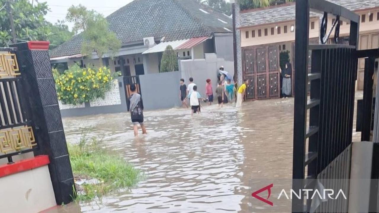 BPBD Cianjur Data Dampak Banjir Karangtengah, Puluhan Rumah Terendam Air