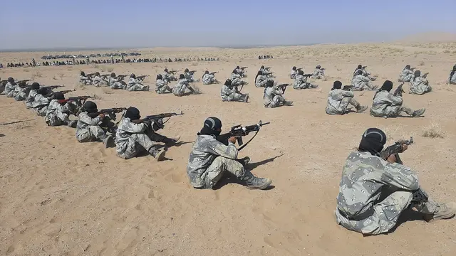 Intip Latihan Pasukan Bersenjata Taliban