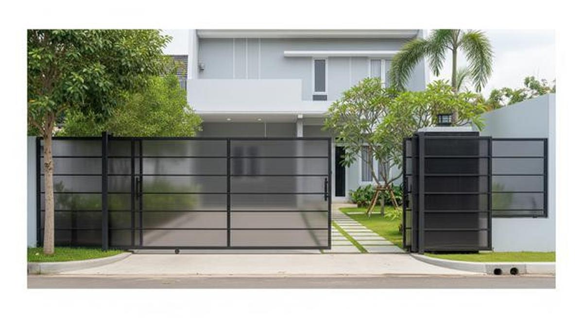 8 Model Pagar Besi Kombinasi Polikarbonat untuk Rumah Minimalis dengan Budget Terjangkau