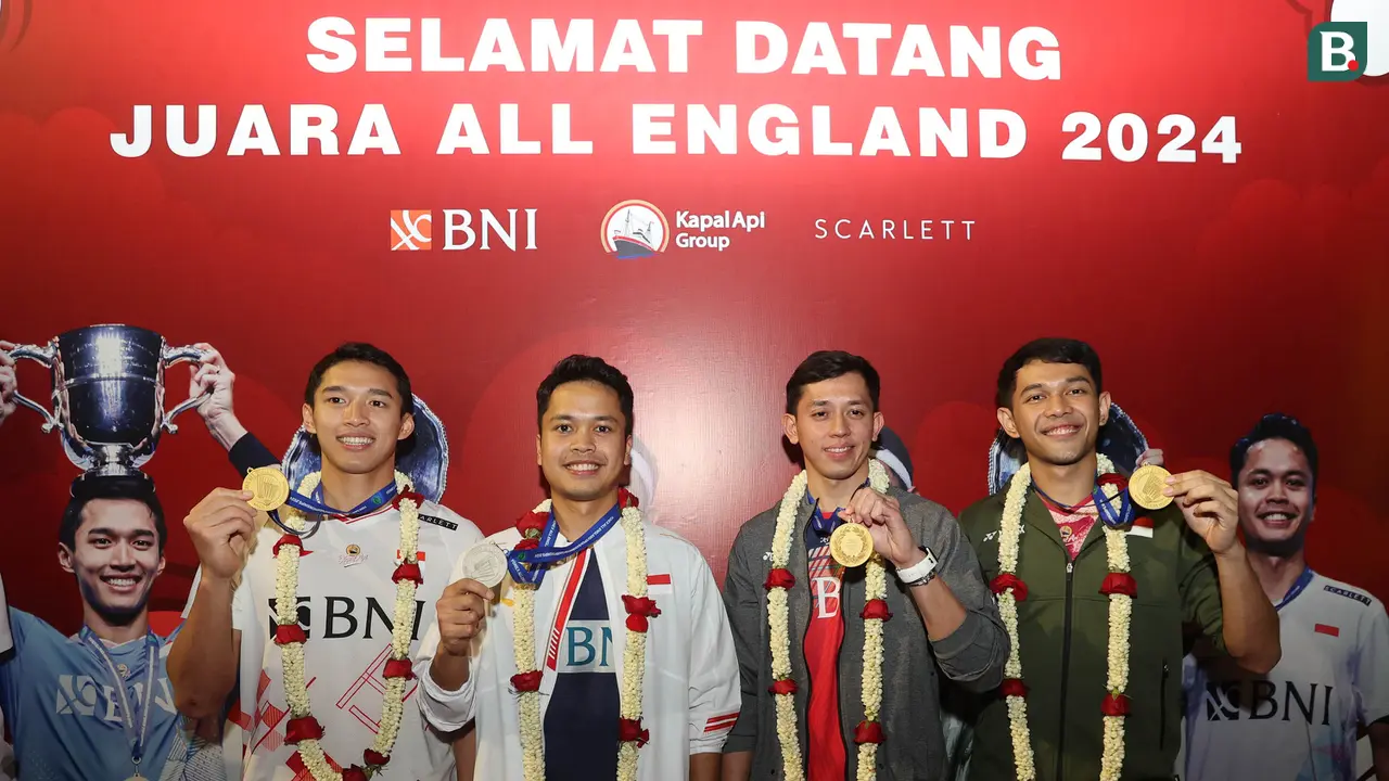 Penyambutan Juara All England 2024