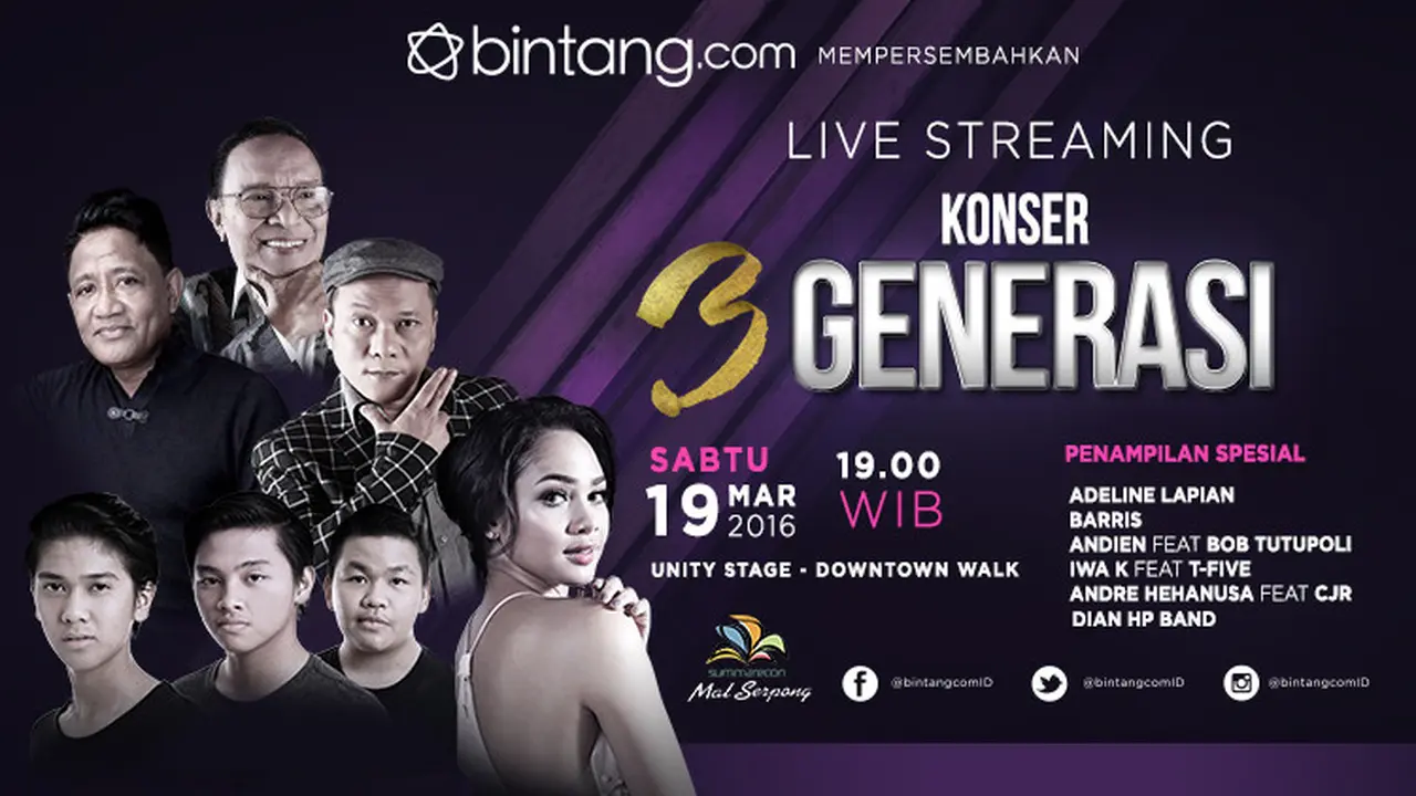 [Bintang] Konser 3 Generasi 