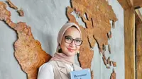 Peluncuran buku ketiga Angkie Yudistia, Become Rich as a Sociopreneur, di kawasan Sudirman, Jakarta Pusat, 5 Juli 2019. (dok. tim Angkie Yudistia)