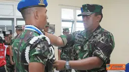 Citizen6, Surabaya: Sebanyak 20 Pama TNI AL, berhasil menyelesai Dikspespa Pomal di Pusdikpomal Kodikdukum Kobangdikal, Surabaya, Kamis (1/11). (Pengirim: Penkobangdikal). 