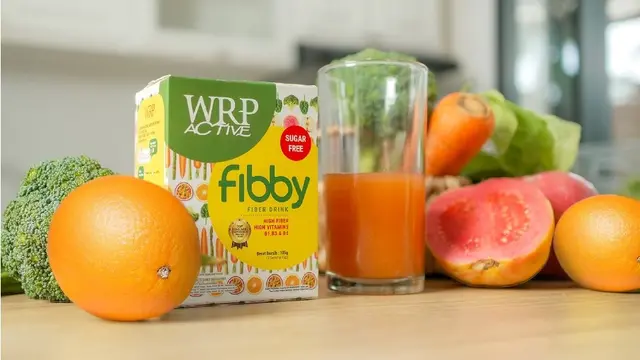 WRP Indonesia meluncurkan minum serat  WRP Active Fibby.