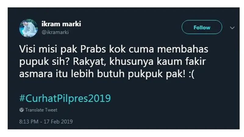 curhat pilpres