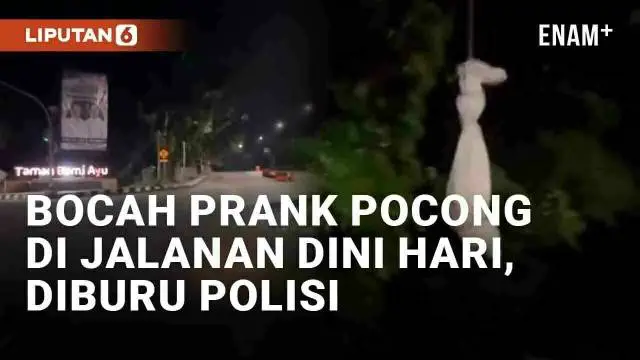 Warga Kota Dumai, Riau merasa resah dengan ulah sejumlah bocah membuat prank pocong di Jl. Raya Bukit Datuk. Baru-baru ini seorang wanita merekam dan memergoki para pelaku hingga kocar-kacir. Modus prank dengan cara menurunkan benda mirip pocong dari...