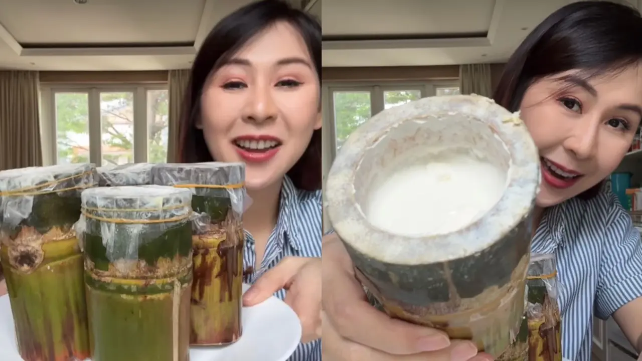 Mengenal Dadiah Kabau, Yogurt khas Minangkabau yang dikemas dalam Bambu