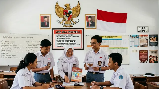 Contoh Ideologi Pancasila (AI Generated)