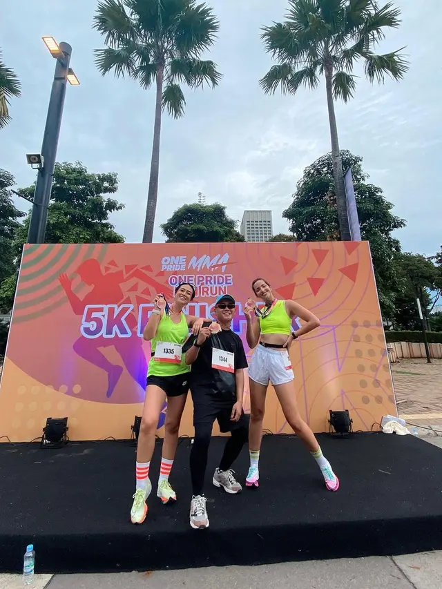 Seru Ikut Lomba, Ini 7 Potret Nia Ramadhani Tekuni Olahraga Lari