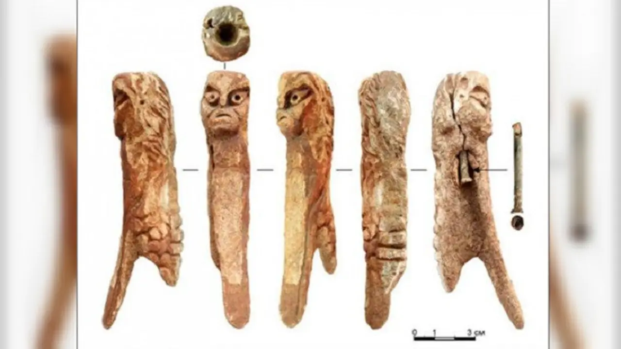 Figur mainan dewa Pagan tampak segala sisi (Tisul History Museum)