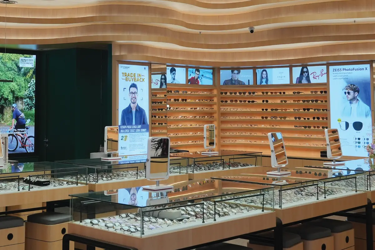 Optik Tunggal Hadirkan Gerai Bernuansa River of Sight di Gandaria City