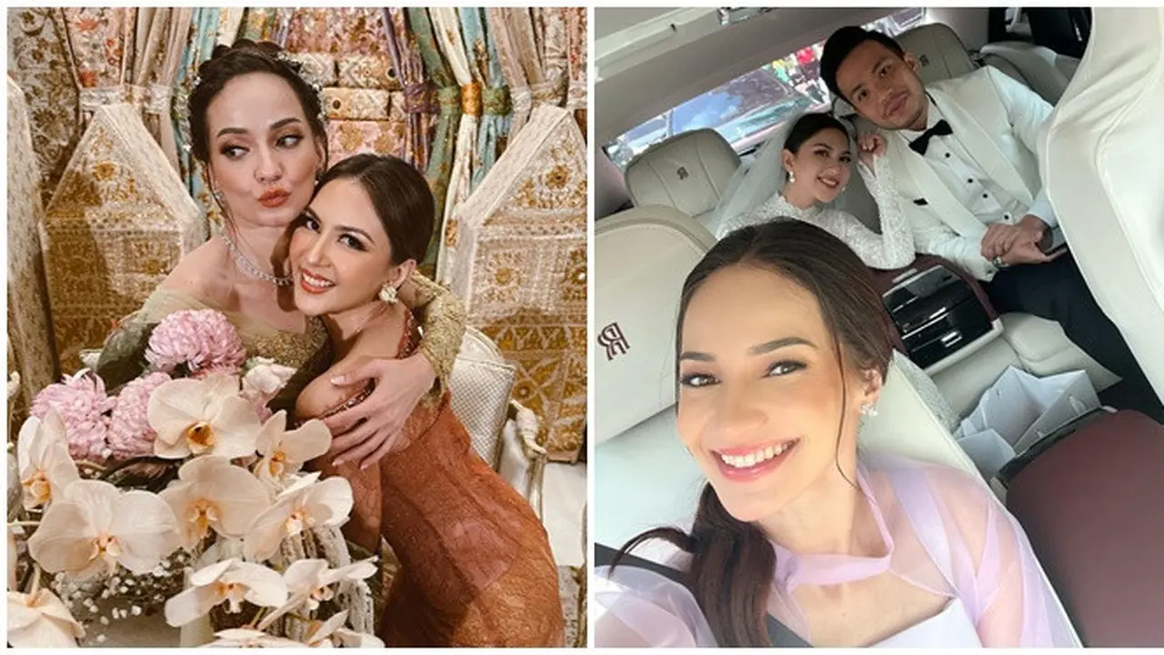 Mimpi Nikah Bareng Terwujud, Ini 6 Potret Jessica Mila dan Enzy Storia Saling Dampingi