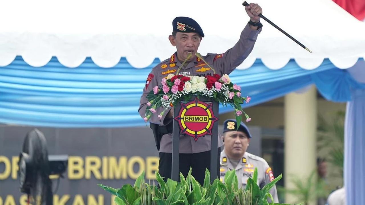 FOTO: Kapolri Buka Rakernis Brimob 2026 Tekankan Kesiapan Tugas