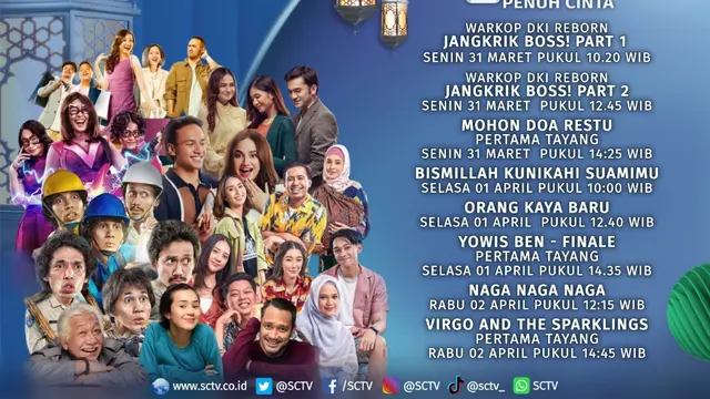 Rangkaian Film Spesial Lebaran SCTV Warnai Momen Lebaran 1446 H 