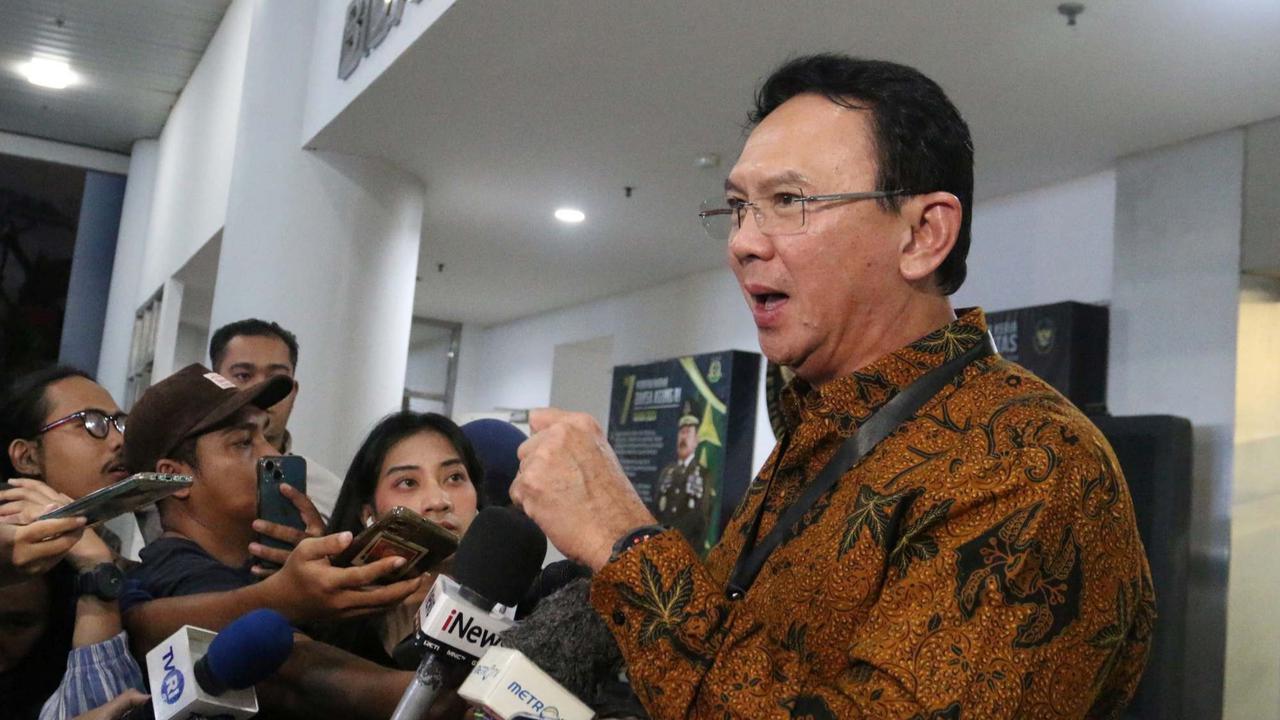 Ahok usai diperiksa Kejagung