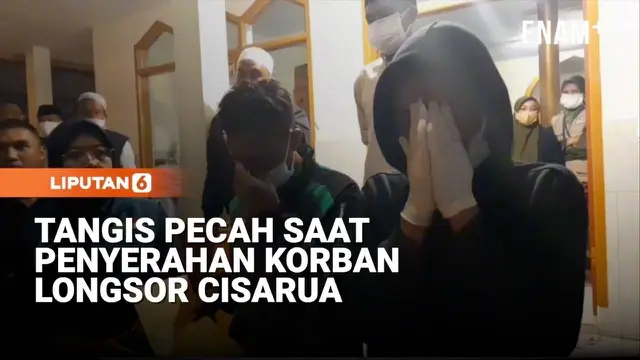 Haru dan Duka Iringi Penyerahan Jenazah Korban Longsor di Cisarua