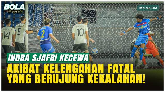Timnas Indonesia U-22 harus mengawali SEA Games 2025 dengan kekalahan 0-1 dari Filipina pada laga Grup C yang digelar Senin (8/12/2025) malam di 700th Anniversary Stadium, Chiang Mai, Thailand. Indra Sjafri menyoroti kelengahan di akhir babak pertama...