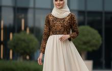 7 Model Gamis Terbaru Batik Kombinasi Sifon, Gaya Syar'i yang Berkelas dan Fashionable