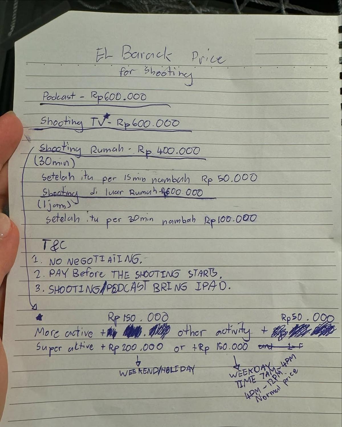 Jessica Iskandar Beberkan Tarif Syuting yang Dibuat El Barack, Ada Syarat dan Ketentuannya Lho
