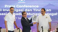 Kuasa Hukum Kadin Indonesia, Hamdan Zoelva, menegaskan penunjukkan Anindya Bakrie sebagai Ketum Kadin Indonesia yang diputuskan dalam Musyawarah Nasional Luar Biasa (Munaslub) pada Sabtu (14/9/2024) di Jakarta, tidak sah.