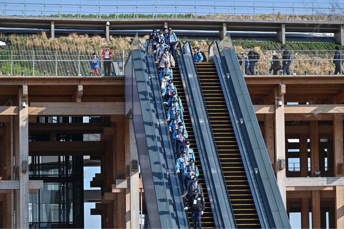 FOTO: Melihat Bangunan Struktur Kayu Terbesar di Dunia pada Perhelatan World Expo Osaka 2025