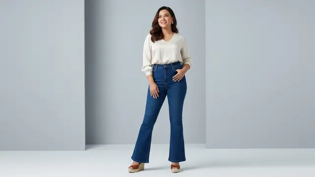 Model Celana Panjang Wanita untuk Paha Besar Bootcut