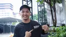 Dalam touring Motorbaik Adventure 2016 tersebut, Ananda Omesh bersama dengan Tora Sudiro, Gading Marten, Dimas Andrean, Tarra Budiman, Nabila Putri, Denny Chasmala dan Bisma Karisma. (Galih W. Satria/Bintang.com)